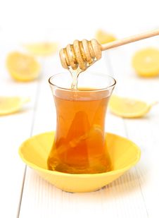Tea With Honey And Lemon Stock Image Tea With Honey And Lemon Stock Image
