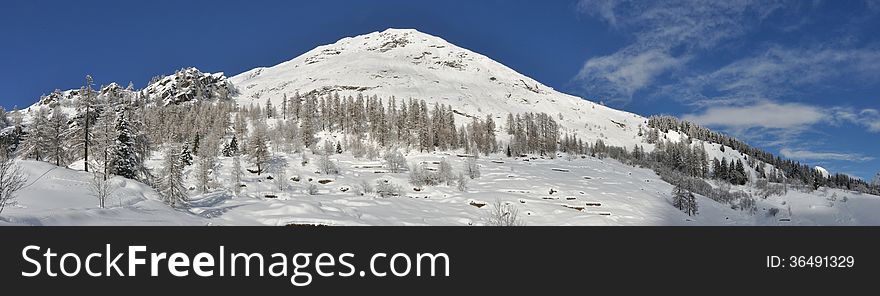 Alps Winter Panorama 4