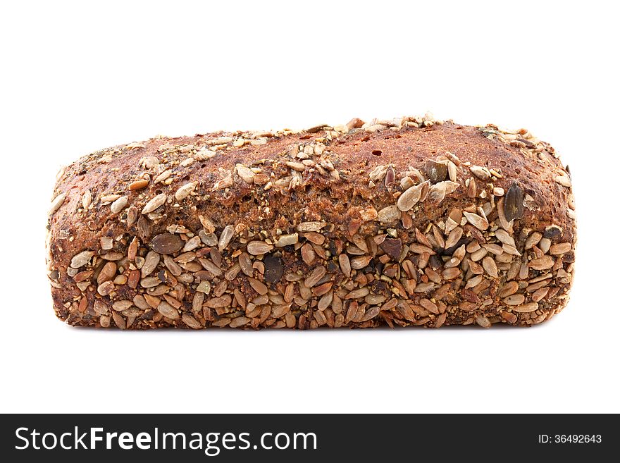 Bread isolated on white background