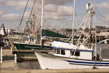 Fishing Boats At Marina Stock Photography Fishing Boats At Marina Stock Photography