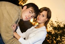 Young Couple In Love Stock Photography