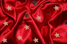 Red Sateen Stock Photos Red Sateen Stock Photos
