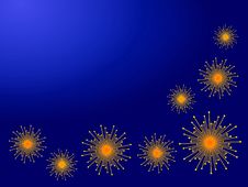 Fireworks / Star Decorations Royalty Free Stock Image Fireworks / Star Decorations Royalty Free Stock Image