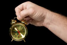 Alarm Clock In A Hand 2 Stock Image Alarm Clock In A Hand 2 Stock Image