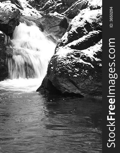 River in Zarandului Mountains, Romania. River in Zarandului Mountains, Romania