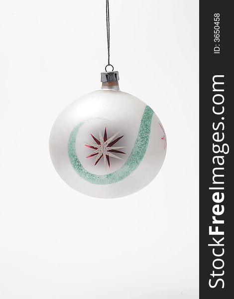 Christmas  balls,decoration on the white background