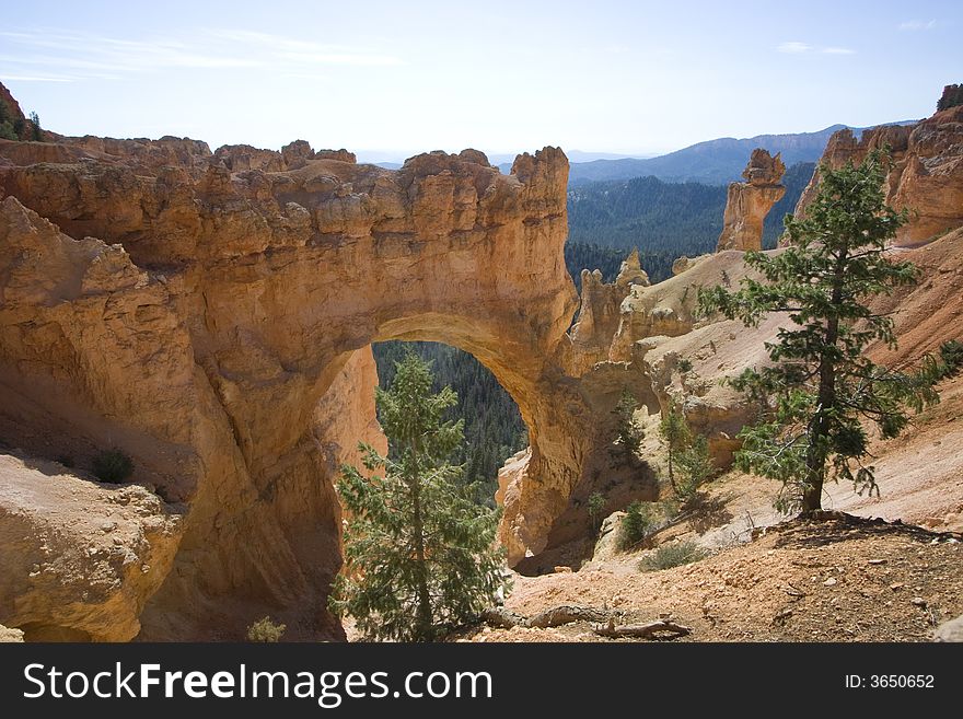 Natural Bridge in Bryce Canyon National Park, Utah