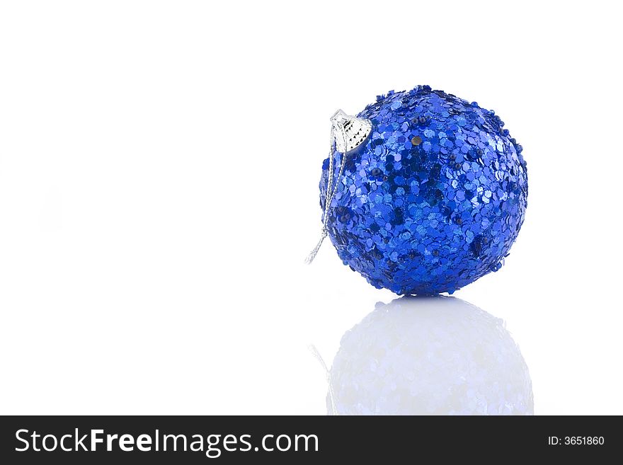 Christmas ball isolated on white background