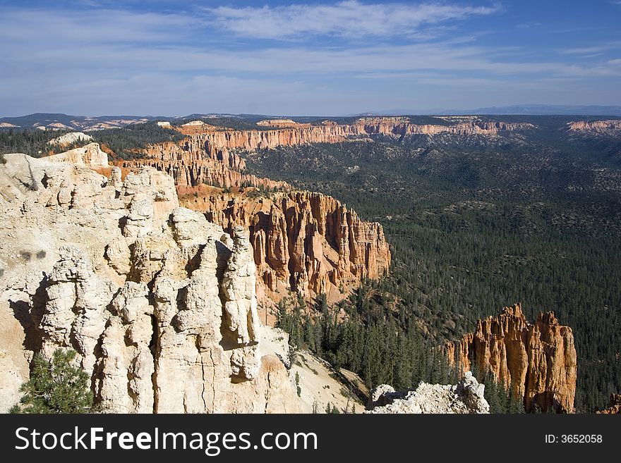 Scenic view of Bryce Canyon National Park, Utah