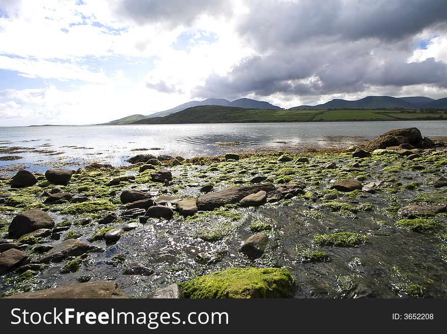 View of the Atlantic ocean, from southern Ireland