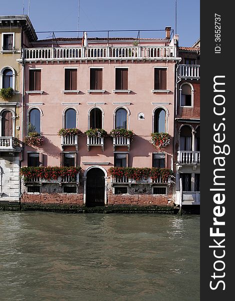 Venice, Italy - Water Front Facade