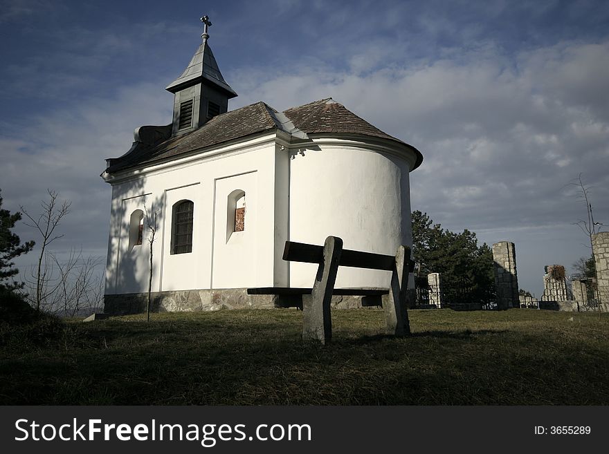 A church from 1853 in Zebegeny, Hungary. A church from 1853 in Zebegeny, Hungary