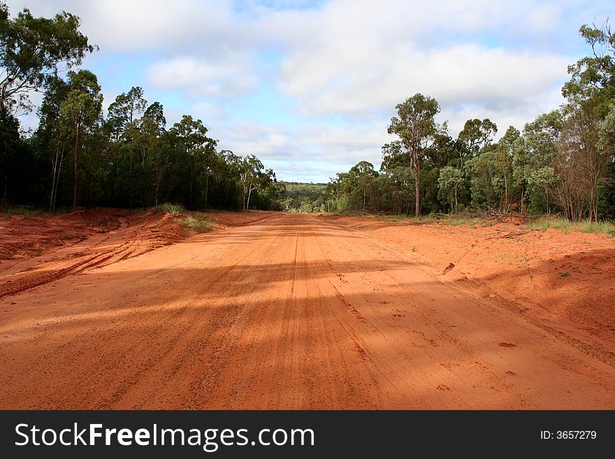 Road in the middle of nowhere. Road in the middle of nowhere