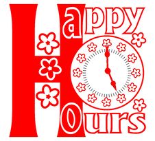 Label Happy Hours Stock Images Label Happy Hours Stock Images