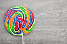 Spiral Lollipop Royalty Free Stock Image