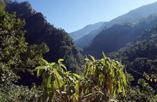 Mountain Landscape, The Himalayas Royalty Free Stock Photography Mountain Landscape, The Himalayas Royalty Free Stock Photography