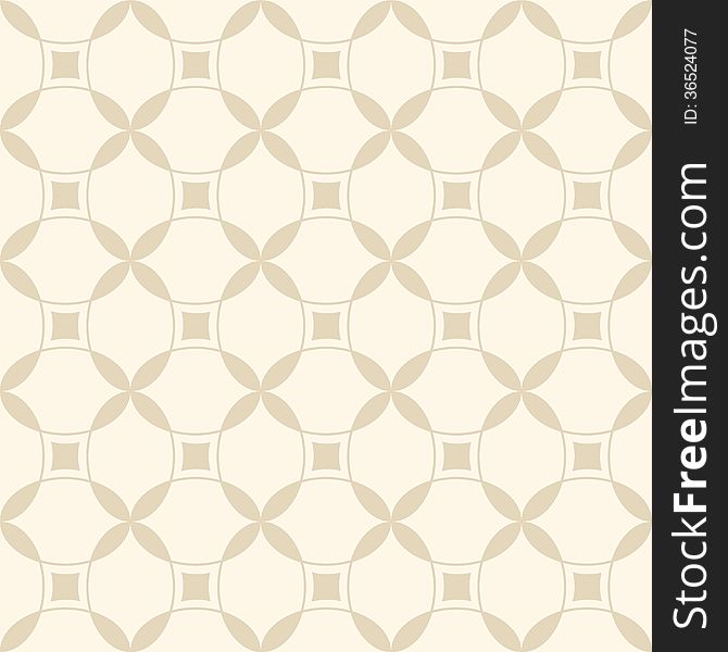 Beige seamless geometric pattern. This is file of EPS8 format.