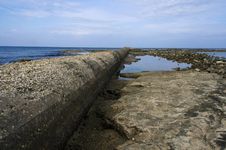 Sewage Pipe Having Their Outlet Right Into The Sea Stock Photo Sewage Pipe Having Their Outlet Right Into The Sea Stock Photo
