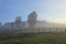 Foggy Autumn Morning Stock Photography Foggy Autumn Morning Stock Photography