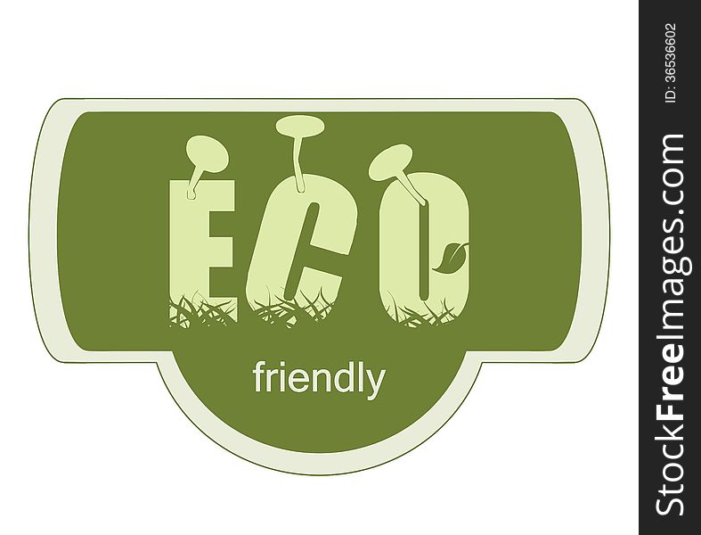 ECO friendly label for natural products