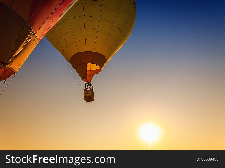 Air hot balloons in Hungary