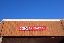Ski Patrol Station Royalty Free Stock Photos Ski Patrol Station Royalty Free Stock Photos