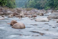 Landscape With A Mountain River Royalty Free Stock Photo Landscape With A Mountain River Royalty Free Stock Photo