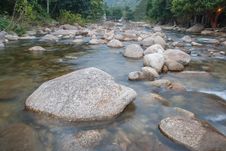 Landscape With A Mountain River Royalty Free Stock Photo Landscape With A Mountain River Royalty Free Stock Photo