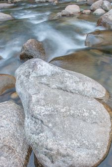 Landscape With A Mountain River Royalty Free Stock Photo Landscape With A Mountain River Royalty Free Stock Photo