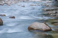 Landscape With A Mountain River Royalty Free Stock Images Landscape With A Mountain River Royalty Free Stock Images