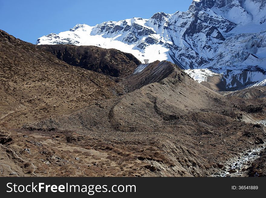 Trails Of The Himalayas, Nepal, Samdo Way To Tibet