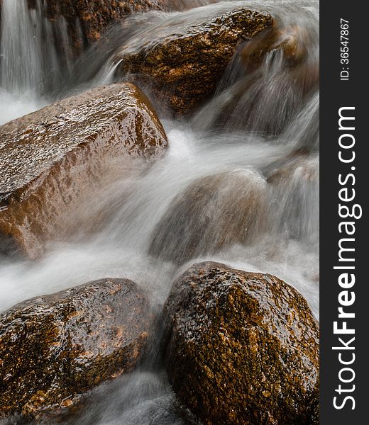 Beautiful river flow over the stone. Beautiful river flow over the stone