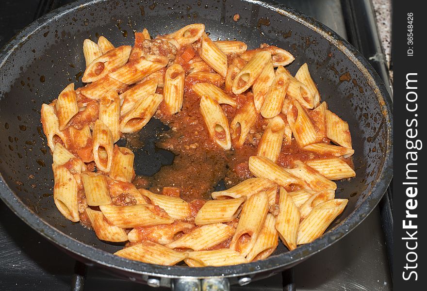 Very good italian pasta named penne