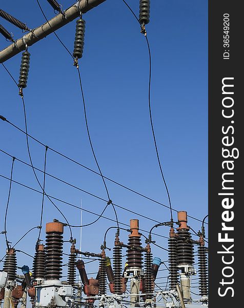 Electric Coils Of A Power Grid