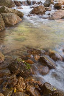 Landscape With A Mountain River Stock Photos Landscape With A Mountain River Stock Photos