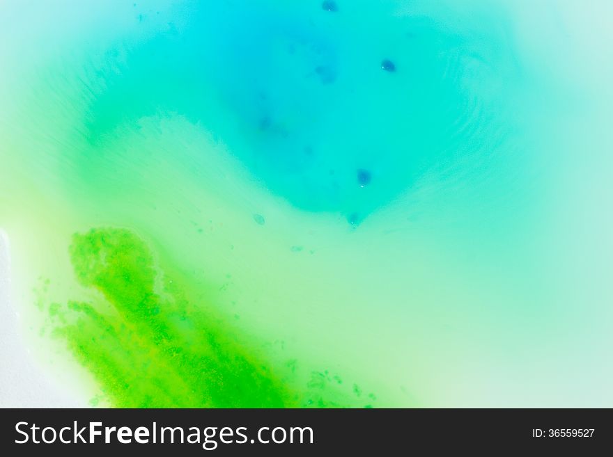 Blurry full frame watercolor abstract green blue background. Blurry full frame watercolor abstract green blue background