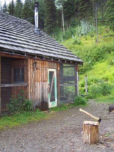 Chicken Coop On The Cabin Stock Photos Chicken Coop On The Cabin Stock Photos