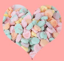 Candy Hearts Royalty Free Stock Photo Candy Hearts Royalty Free Stock Photo