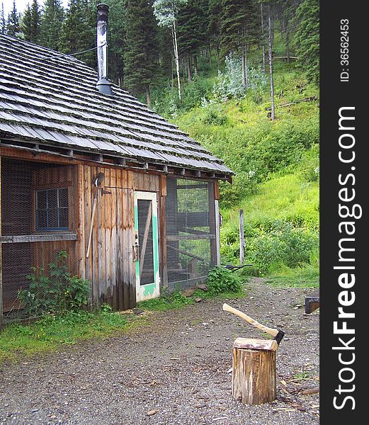 Chicken Coop On The Cabin