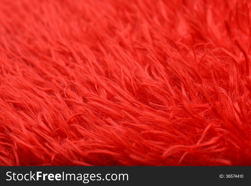 Red doll hair texture