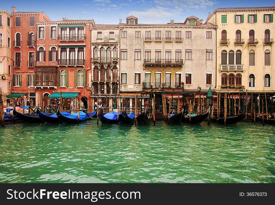 Buildings in the Grand Canal