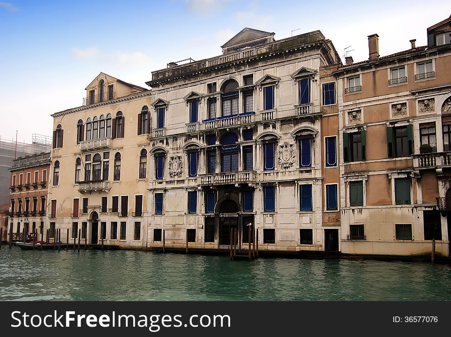 Buildings in the Grand Canal