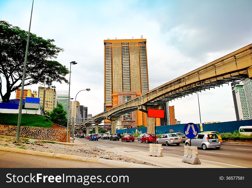 Cityscape In Kuala Lumpur Malaysia