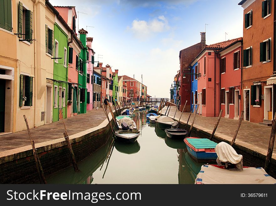 Colored Houses Of Burano