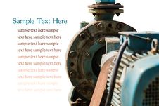 Old Rust Water Pump Isolated On White Royalty Free Stock Image Old Rust Water Pump Isolated On White Royalty Free Stock Image