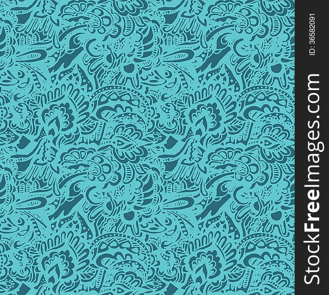 Doodle Texture Seamless Pattern