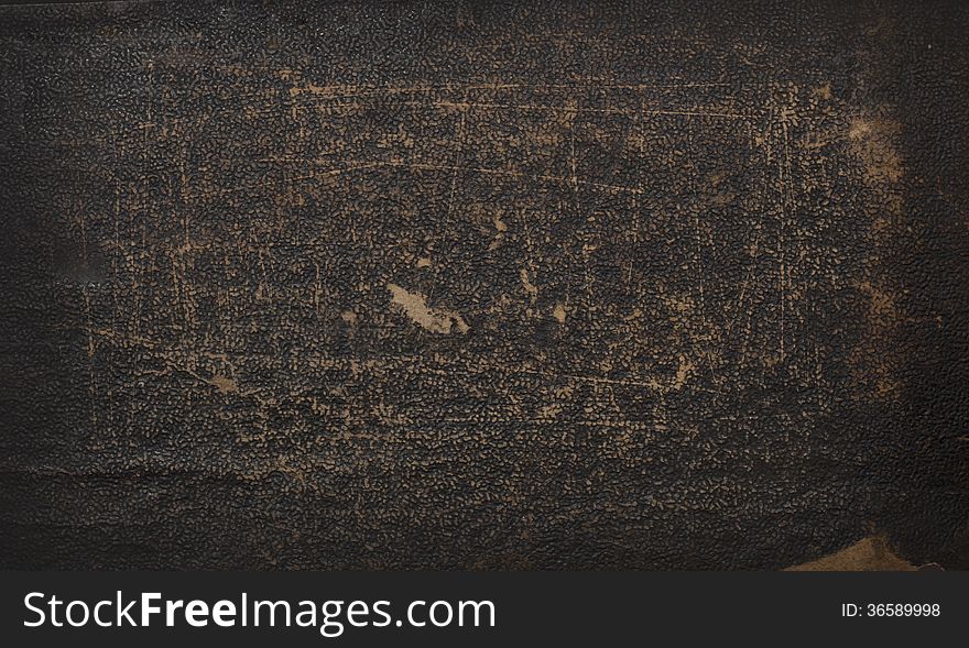 Old background of dark cardboard rough