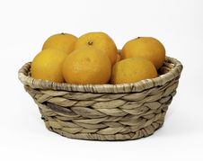 Clementine Oranges In A Wicker Basket Stock Image Clementine Oranges In A Wicker Basket Stock Image