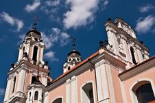 St. Catherine Church In Vilnius, Lithuania Royalty Free Stock Photo