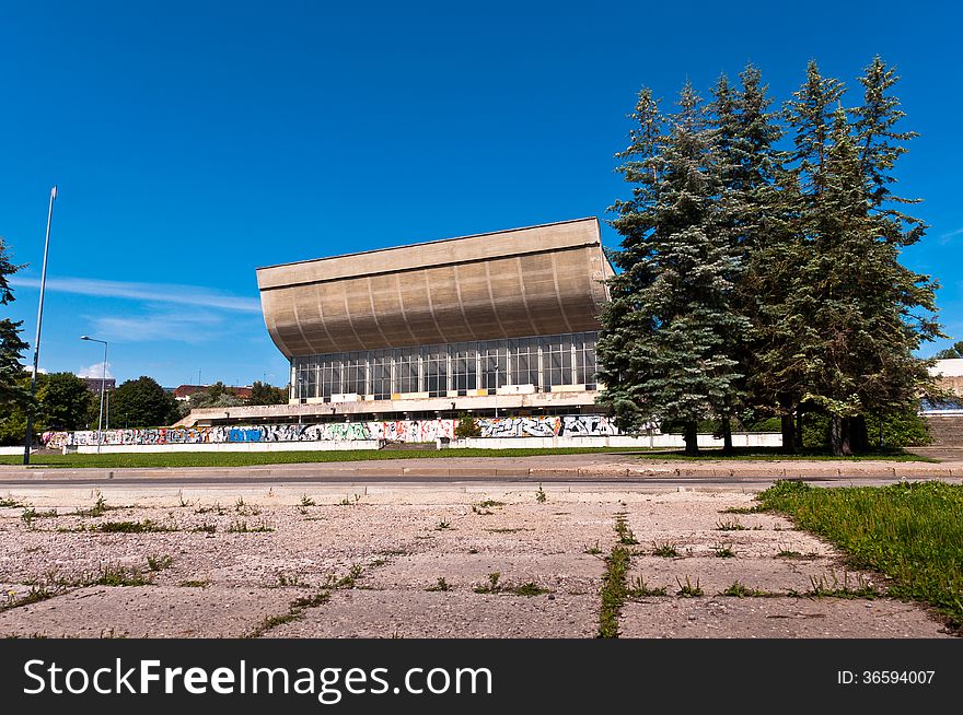 Abandoned Palace of Sports and Concerts in Vilnius, Lithuania